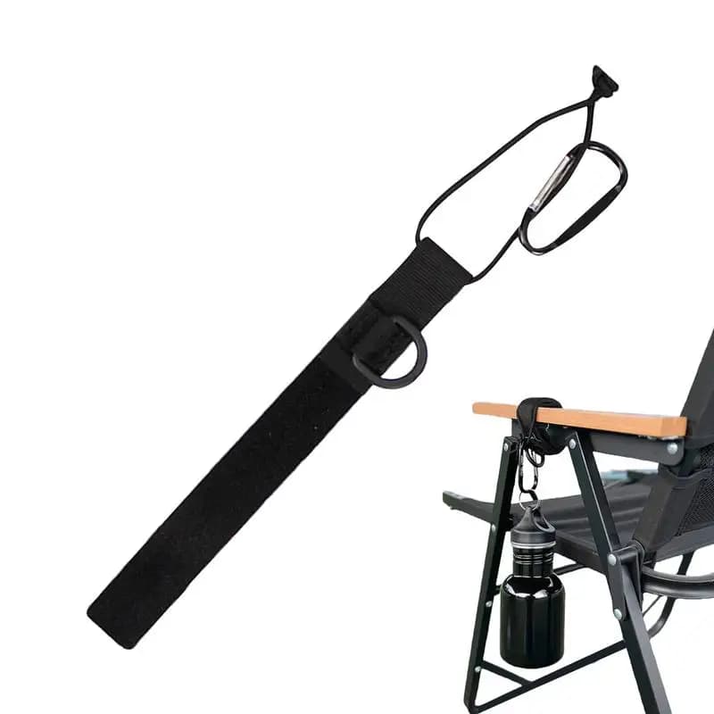 Gancio da campeggio esterno cinghia fissa antiscivolo portaoggetti esterno appeso baldacchino gancio moschettone fibbia con coulisse in velcro a caduta rapida