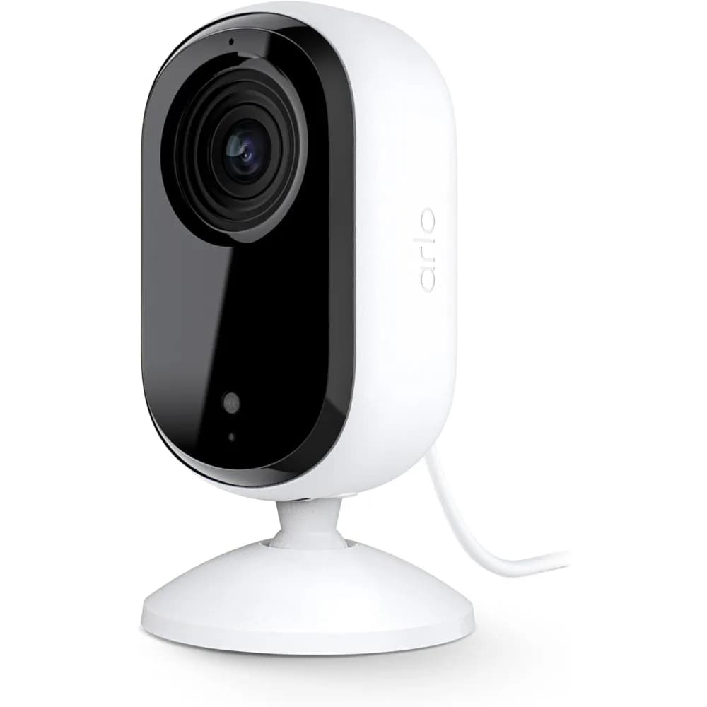Telecamera di Sicurezza Essenziale HD per Interni, 2a Generazione, per Animali Domestici e Monitoraggio Bambini, con Alimentazione Cablata, Protezione della Privacy, Comunicazione Bidirezionale, Spedizione dagli Stati Uniti