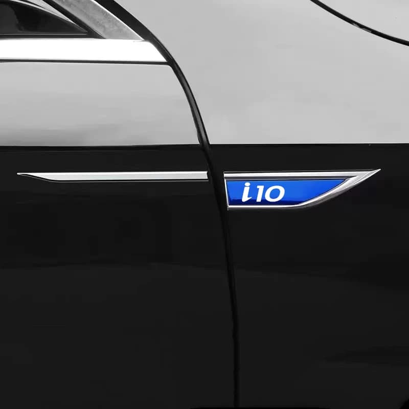 Adesivo Protettivo per Carrozzeria Auto, Emblema Decorativo per Parafango, Accessori per Hyundai i10 2021 - 2023