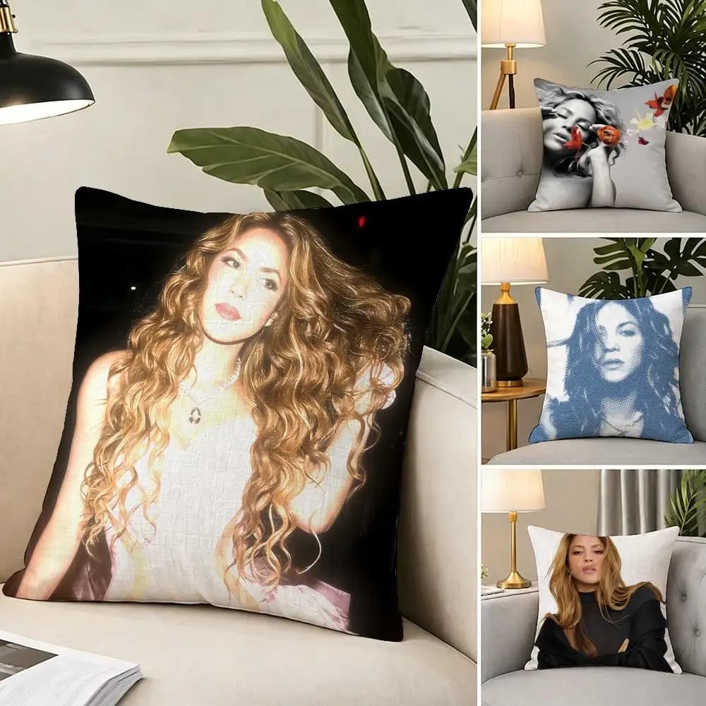 Cushion Cover fabric soft furnishing,Pillowcase, cushion cover, sofa pillow, home decoration S-Shakira