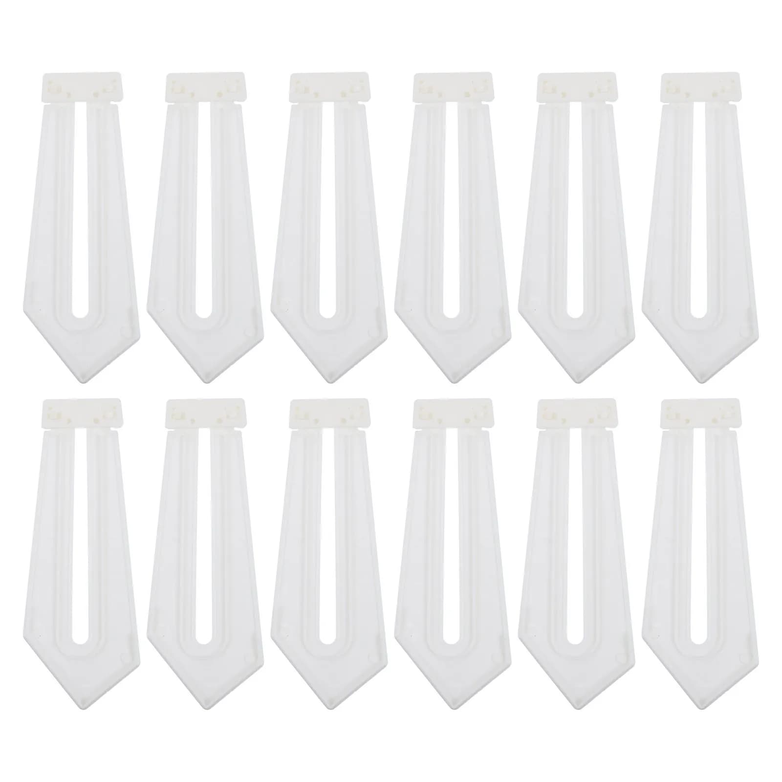 Supporti per cornici fotografiche in plastica robusta da 12 pezzi, a forma di trapezio, per esposizione su scrivania, per cornici, opere d'arte, decorazioni per la casa
