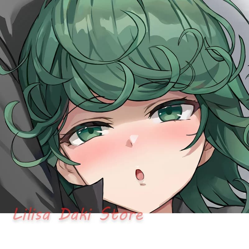 Fodera per cuscino Dakimakura Tatsumaki con stampa fronte-retro, federa anime a grandezza naturale, regali