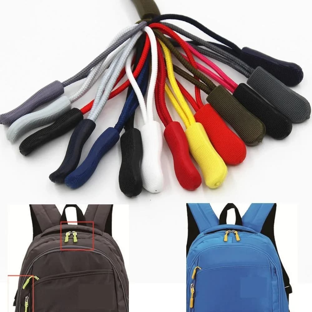 10/20pcs Outdoor Equipment Travelwear Bags Clip Buckle Zip Pull Zip Pull Extractor Spare Cable Cord Extractors Extreme Locking Zamps