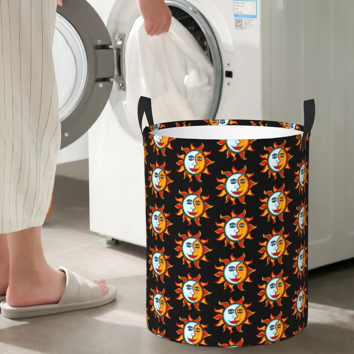 Jovanotti baskets for foldable linen Clothes dirty items Various items Baskets Organizer bag for the house