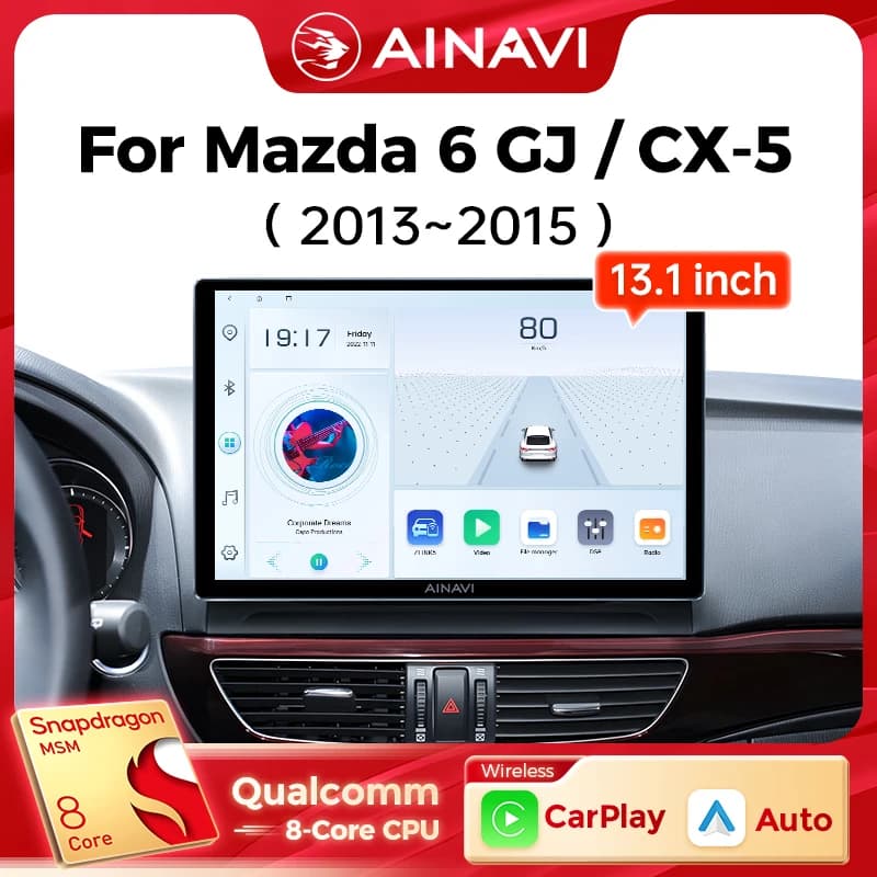 Ainavi 13.1 Pollici Per Mazda 6 GJ Atenza CX5 CX 5 2013 2014 2015 Autoradio Carplay Android Auto Lettore Multimediale