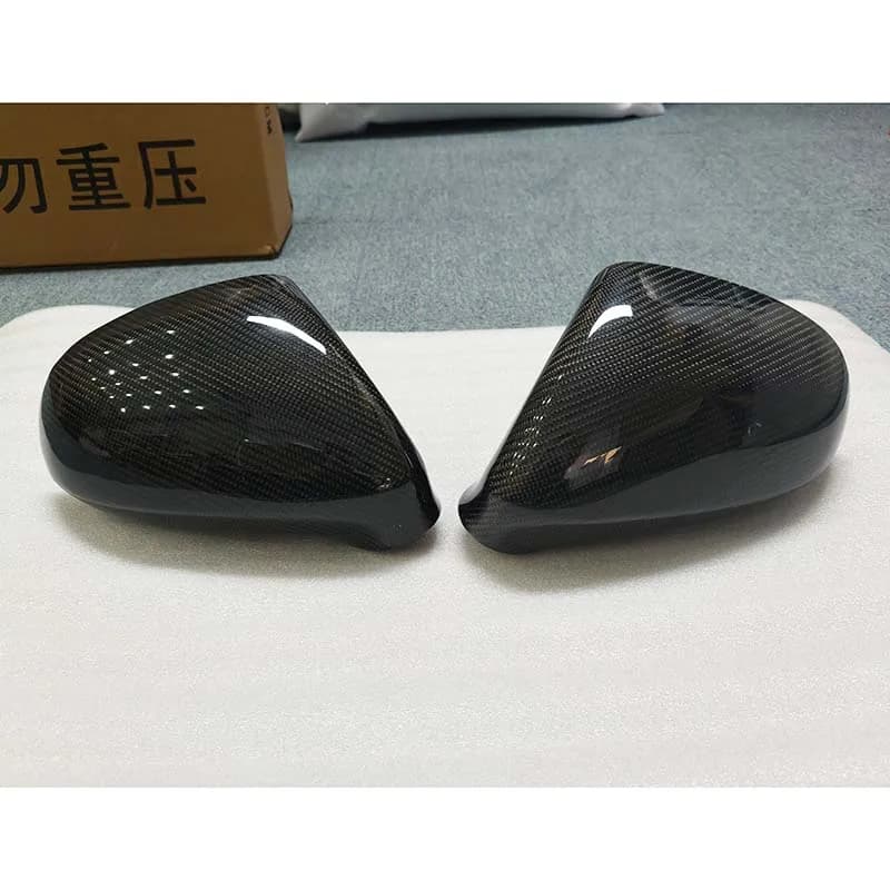 Real Carbon Fiber Stick-on Side Mirror Cover Caps Glossy For Honda S2000 1999-09 AP1/2