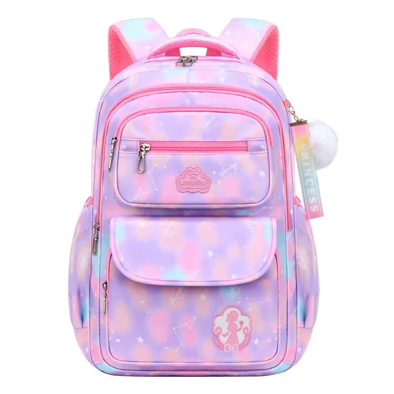 Borsa a tracolla per bambini Zaino per ragazza Borsa da scuola Viaggio viola Zaino per adolescenti Zaino per ragazza primaria Kawaii carino impermeabile per bambini