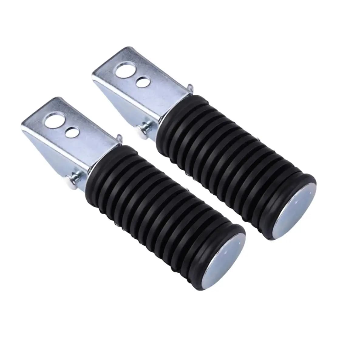 Universale 1 paio nero moto Pit Dirt Bike pedane posteriori pieghevoli pedali poggiapiedi antiscivolo