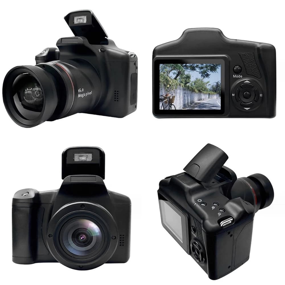 Fotocamera digitale da 16 MP con schermo LCD da 2,4 pollici Fotocamera per vlogging Zoom digitale 16X per fotografia e video