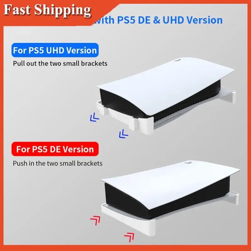Efficiente per PS5 Base Stand Console host Supporto orizzontale Gioco per il trasporto Display Staffa dock per accessori Playstation 5
