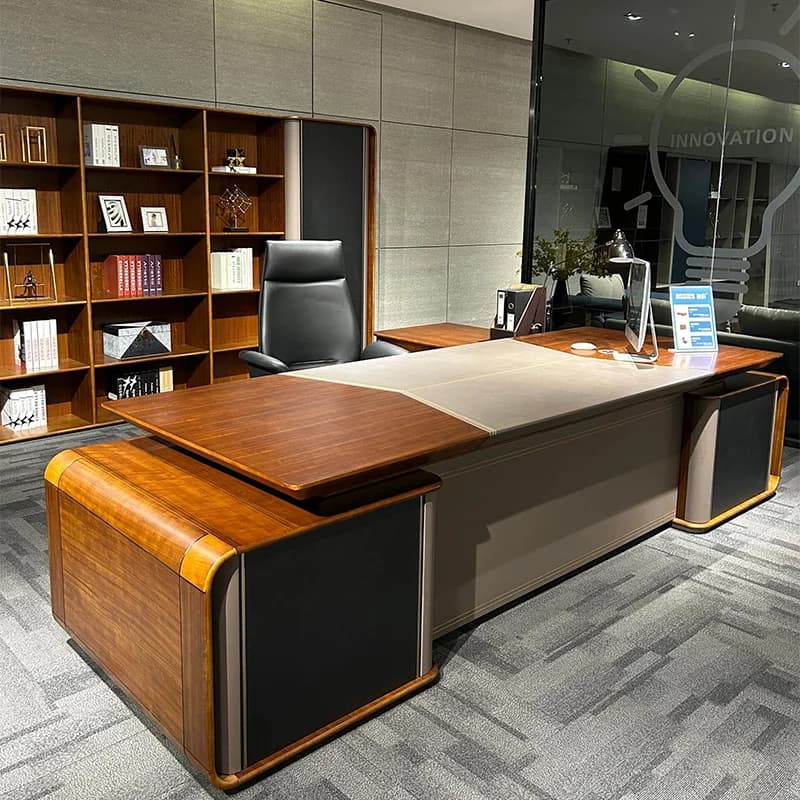 Banco da lavoro cinese Scrivania da ufficio a forma di L Console vintage Desktop Cassetti Scrivania da gioco Ufficio per computer minimalista Mobili per hotel