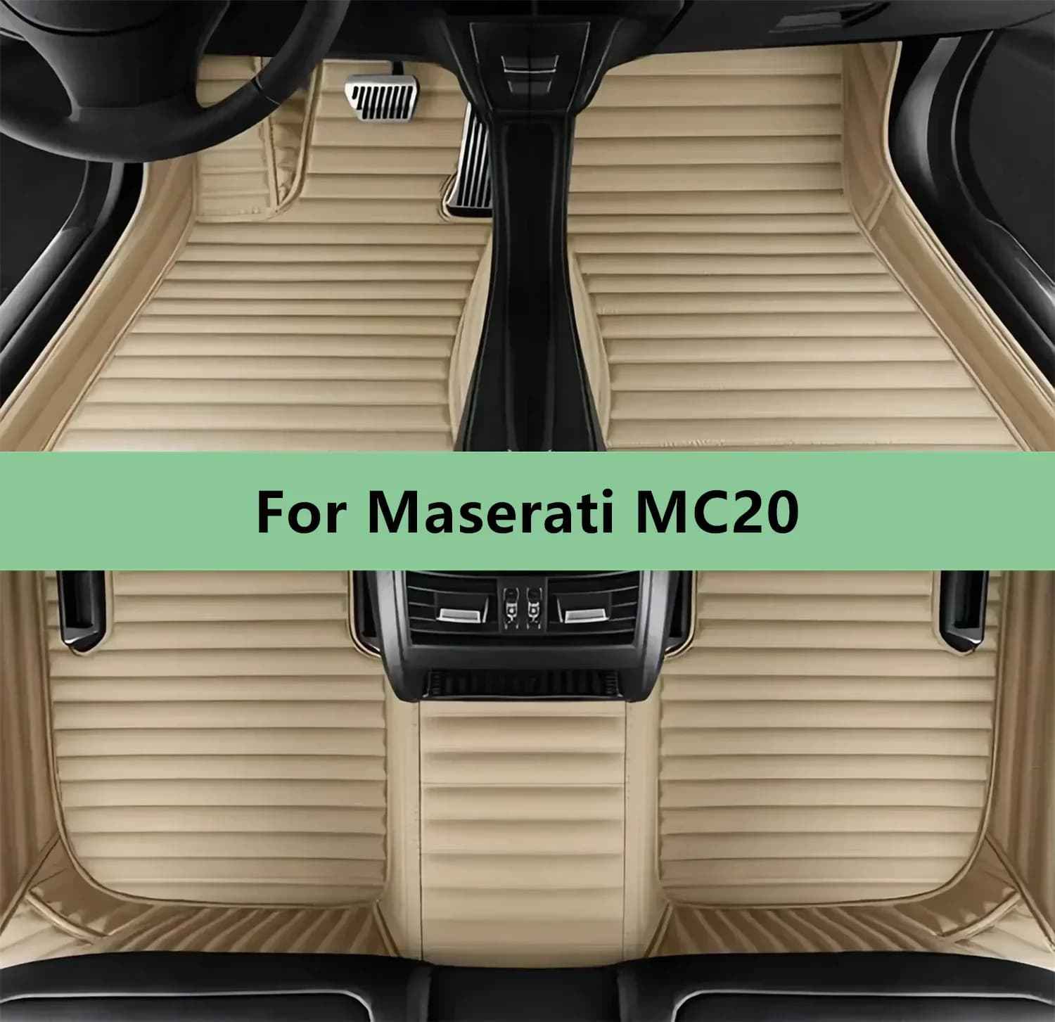 Car Floor Mats For Maserati MC20 2023 2024 2025 Floor Mats For Men Women Car Accessories Auto Carpets