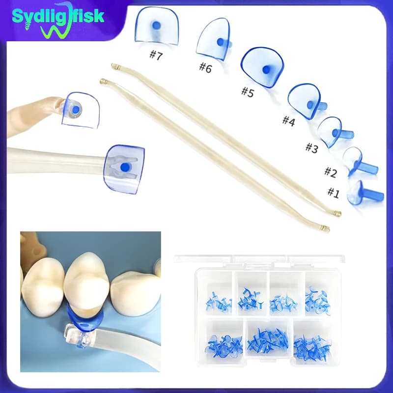 Set da 102 Pezzi di Matrici Dentali Blu Trasparenti, Bande per Matrici Cervicali per Materiali Compositi, Strumenti per Riempimenti Gengivali per Dentisti