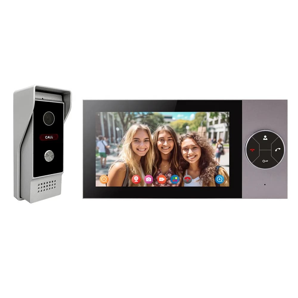 Smart Security Wifi Tuya App Videocitofono Telecamera Sistema citofonico Videocitofono con monitor