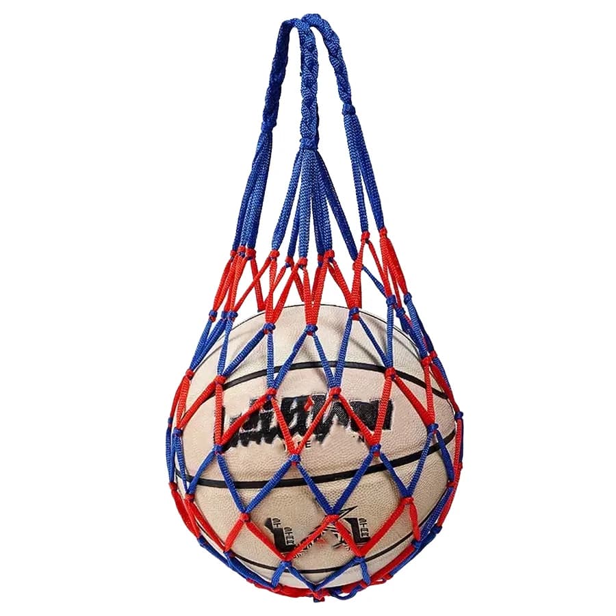 1 Pcs Fashion Basketball Net Bag Thick Woven Net Basketball Storage Durable Nylon Training Net Bag for All Kinds of Balls