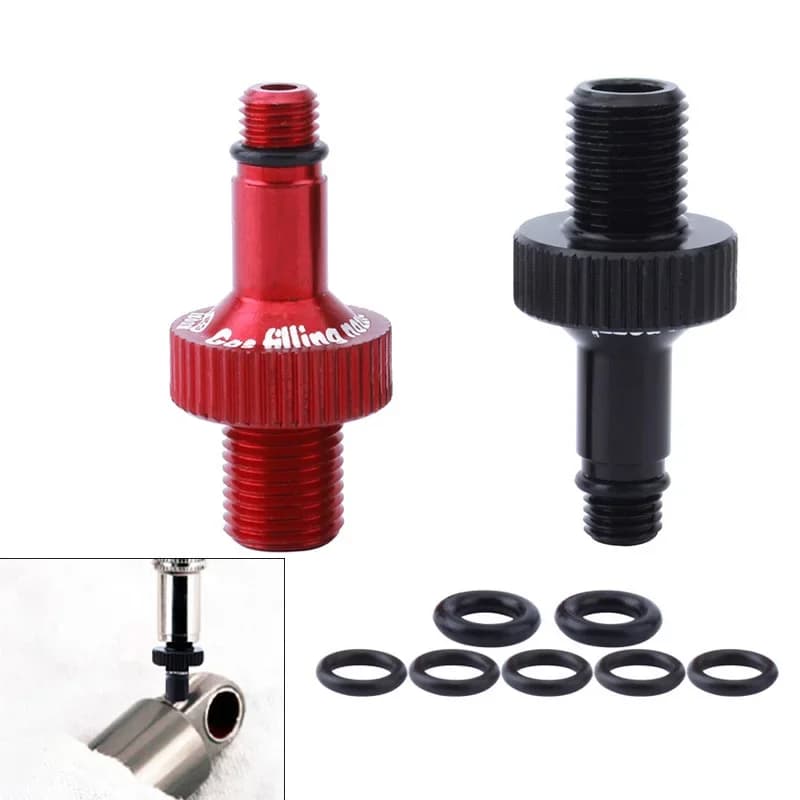 Adattatore bici valvola aria posteriore per riduttore di pressione Rockshox Monarch/ammortizzatore di pressione MARZOCCHI/strumenti di pompaggio IFP