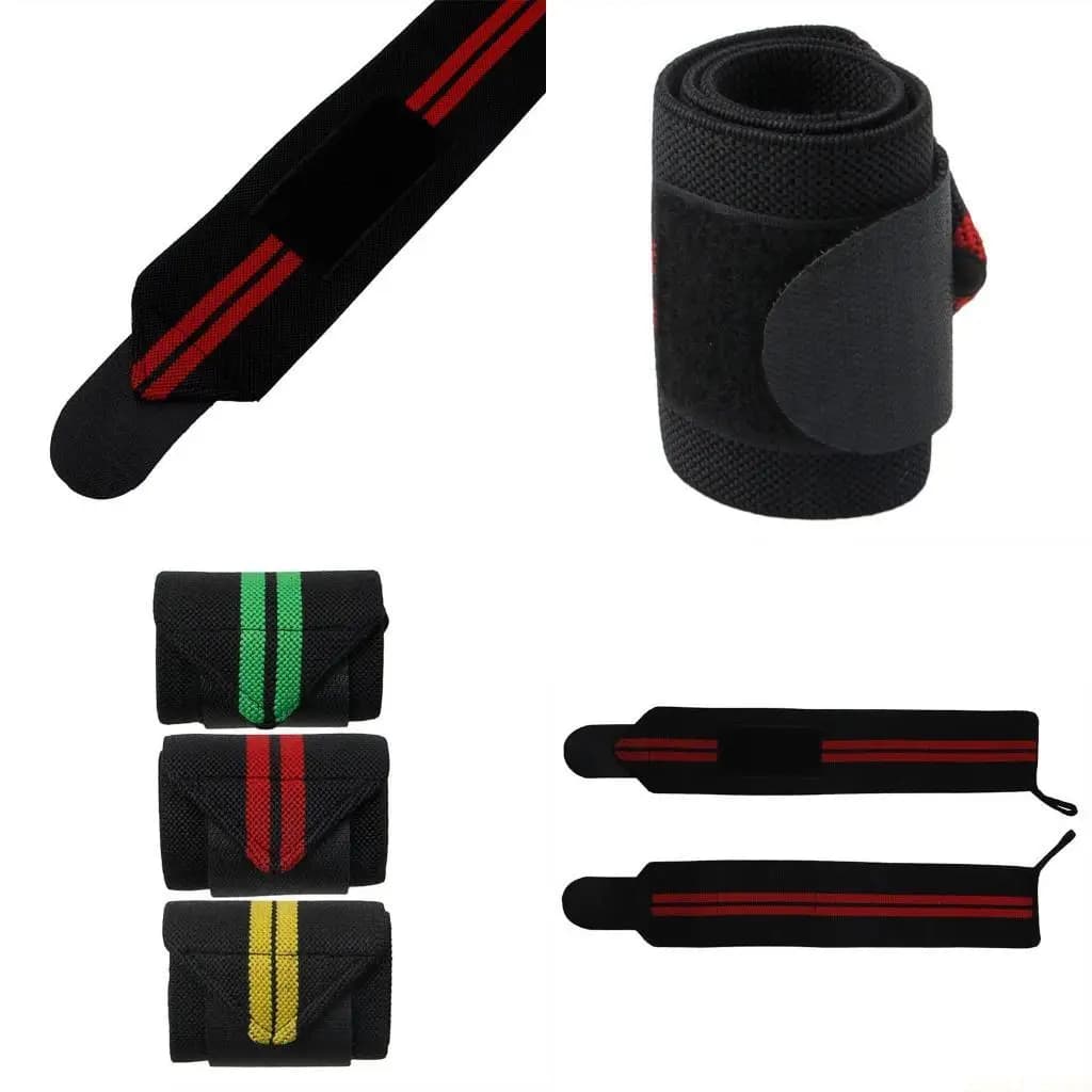 U2JB Sport Powder Lifting Weights Fitness Gym Strap Wraping Wristband Support for Hand