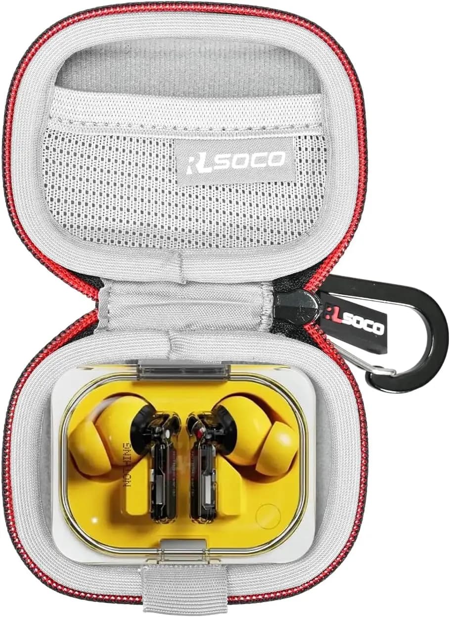 RLSOCO hard case for wireless earphones Nothing Ear (a) | Shockproof travel organizer case, dustproof, water resistant Stora