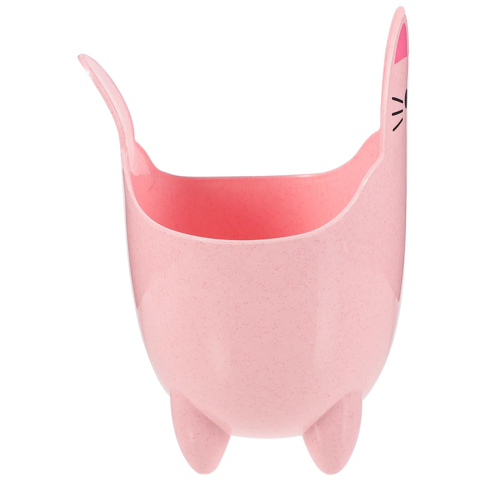 Mini Cestino per Gatti, Contenitore per Rifiuti da Scrivania, Secchio Portaoggetti a Forma di Cartone Animato, Cestino Compatto in Plastica per Scrivania e Ufficio