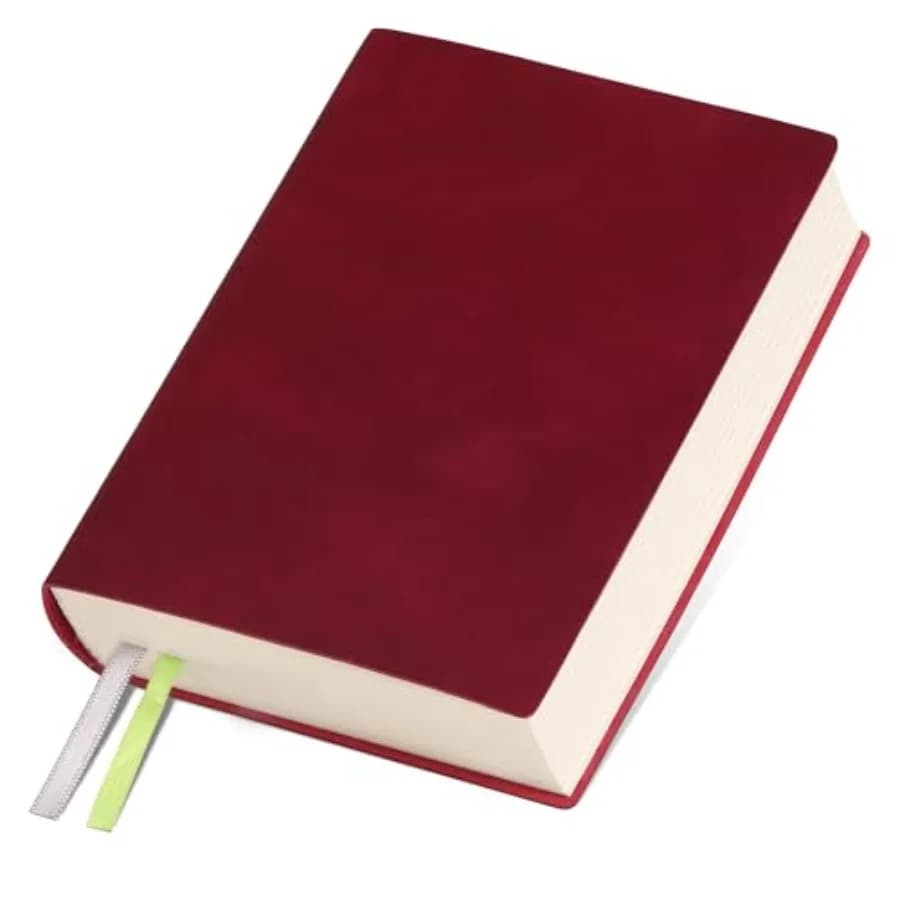 Thick Blank Journal Notebook 400 Pages 3.9 × 5.5 No Lines Soft Leather Pocket Blank Notebook for Women Drawing Book Memo Writin