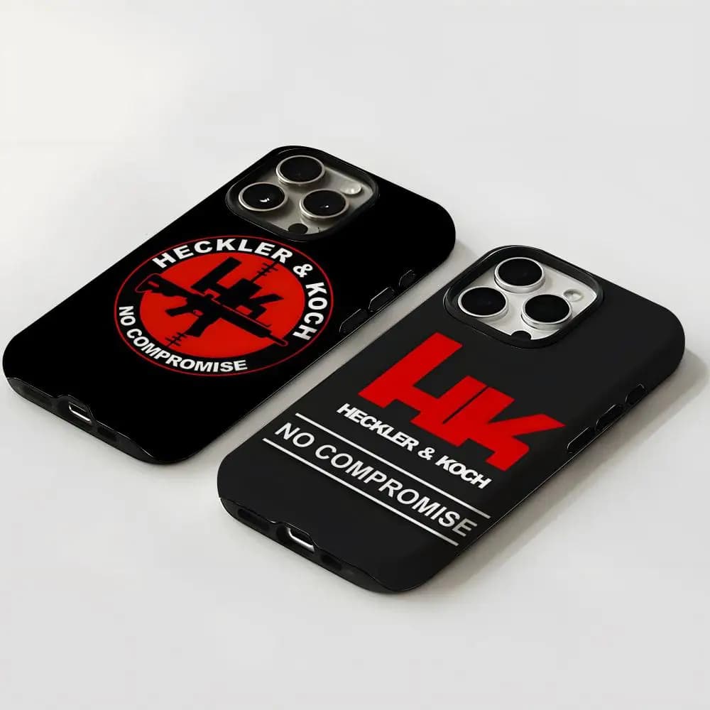 Merci di lusso H-Heckler Koch Hk P7 Cassa Del Telefono Nuovo Per IPhone 16 15 14 13 12 11 Pro Max X XR XSMax 7 8 Plus Pellicola Lucida Duro PC Co