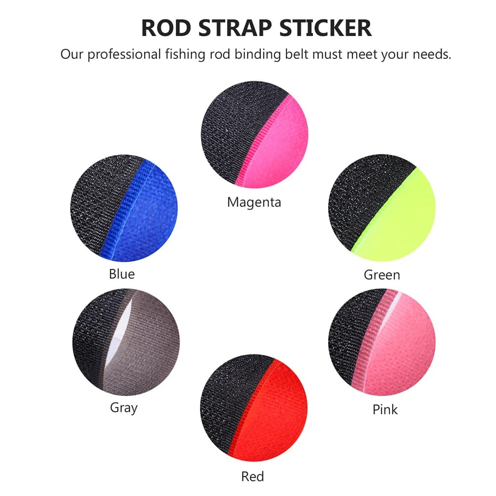 20 Pezzi Cinghie Multiuso in Nylon per Legare Canne da Pesca, Racchette da Badminton, Frecce, Bandiere e Attrezzatura Outdoor