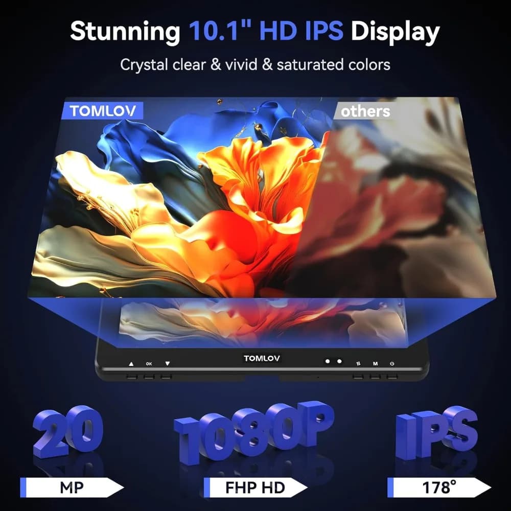 Microscopio digitale DM9 Max: lente d'ingrandimento per microscopio a moneta HDMI da 20 MP 10,1" 1500X HD IPS per monete Error con schermo, 64 GB