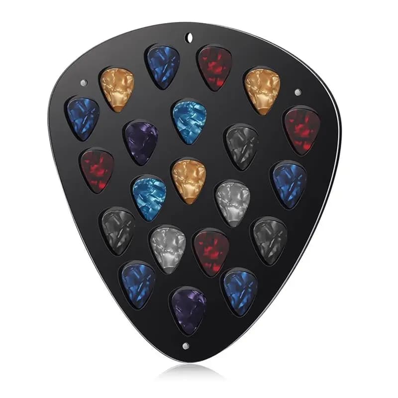 A06F-Guitar Pick Display Case Guitar Pick Wall Mount Guitar Pick Storage Holder Case