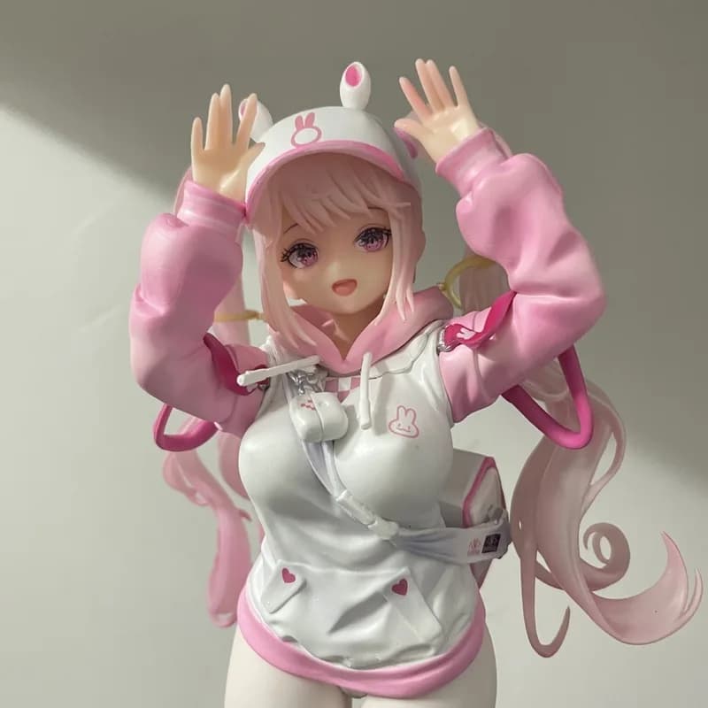 26 cm Nikke Alice Modello Pink Bunny Action Figure Standing Girl Doll GK Statua Anime Gioco Ornamento Giocattoli da collezione per ragazze