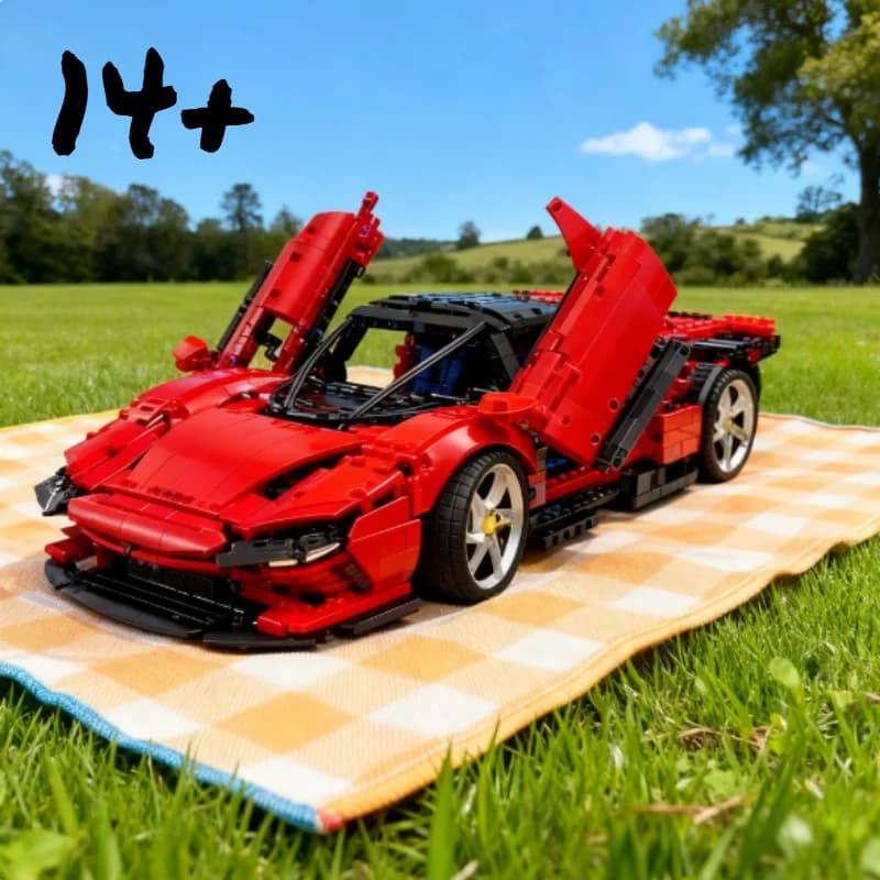 HOT Super Car Building Block Kit di mattoni 3778PCS 42143 Modello tecnico compatibile per adulti Bambini Perfetto compleanno Regalo di Natale