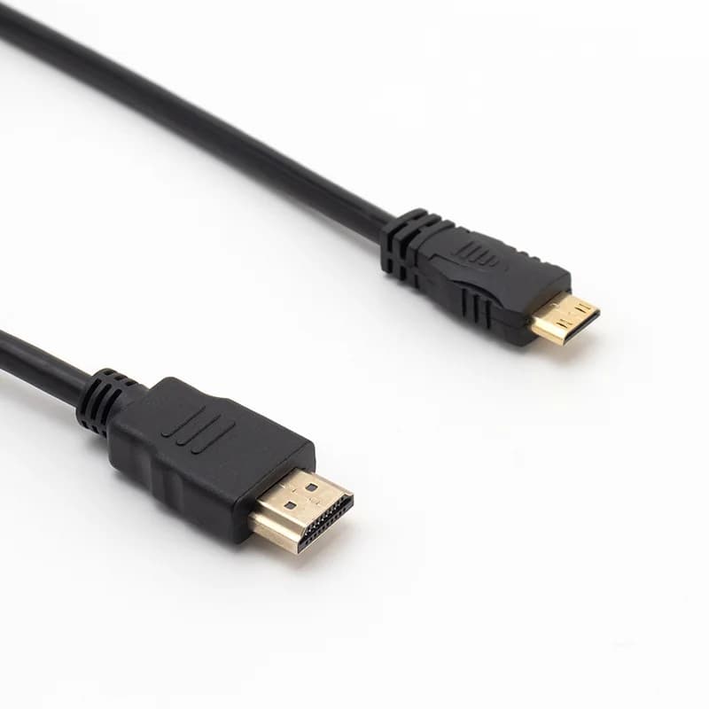 Cavo Mini HDMI a HDMI placcato oro 3D, cavo 1080p per monitor, tablet, fotocamera, scheda grafica DV, display HDTV, proiezione