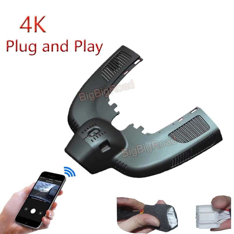 4K Plug And Play For Mercedes Benz GLE350 GLE450 2019 2020 2021 Version High GLS 450 Video for Auto Wifi DVR Dash Cam Camera