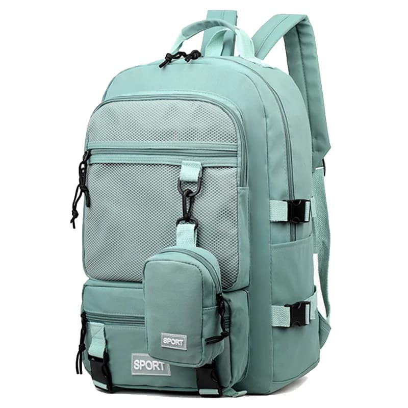Zaino da donna multi cinetico Oxford Zaino da viaggio Borsa da trekking multitasche per esterni Zaino da lavoro per laptop grande giro Sac