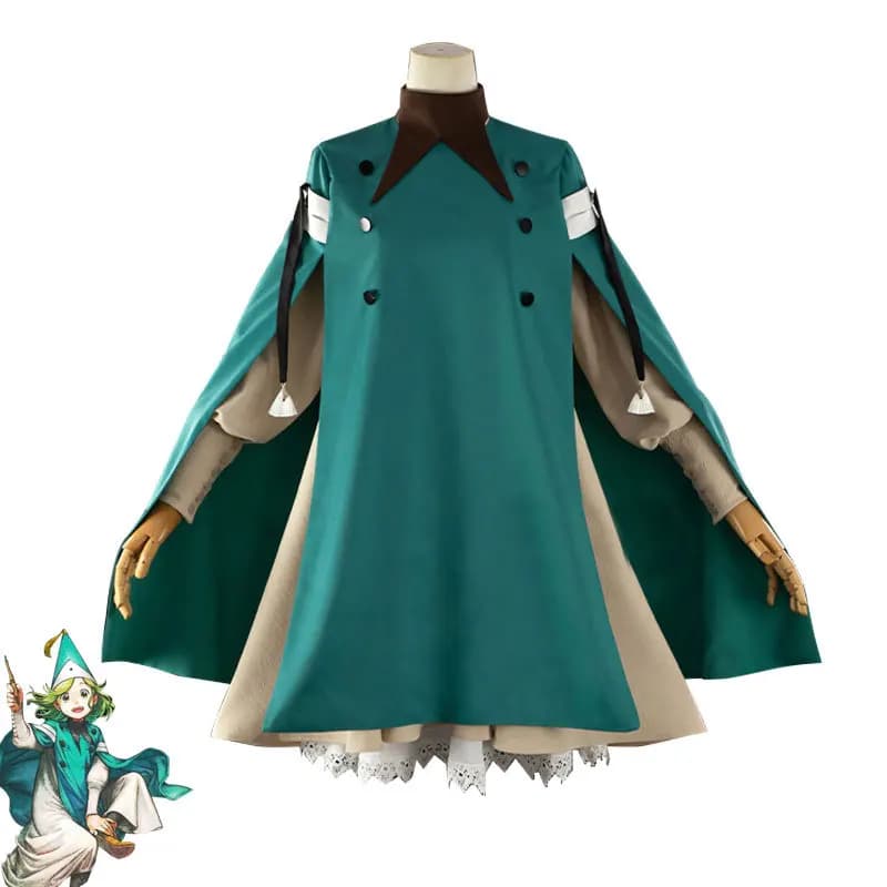 Witch Hat Atelier Coco Tetia Richeh Cosplay - Magic Witch Dresses 2D for Girls-Accommodation for Role Games for Female Conventions