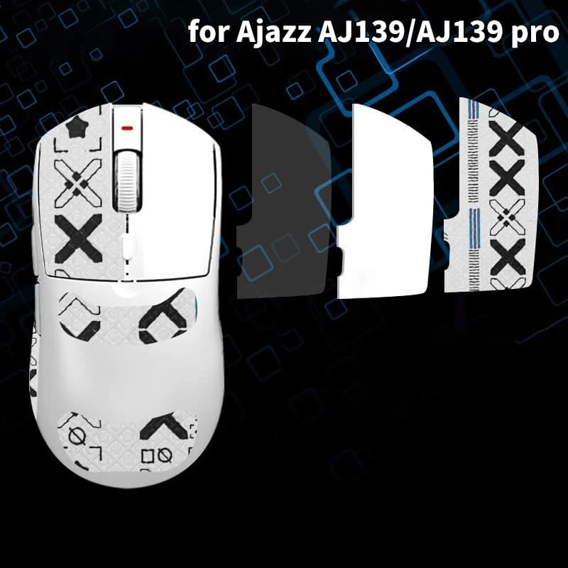 Anti-slip Mouse Sticker Grip Tape Skate for AJAZZ AJ139 Pro Gaming Mouse Gamer accessories suck sweat anti-slip