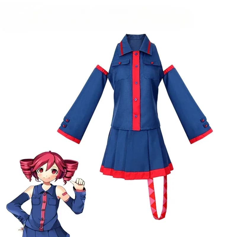 2025 New Cosplay Anime Mikuu kasane Teto Cosplay Costume Women Blue Pink Dress Cosplay Halloween Costume Cosplay Made Accessorie