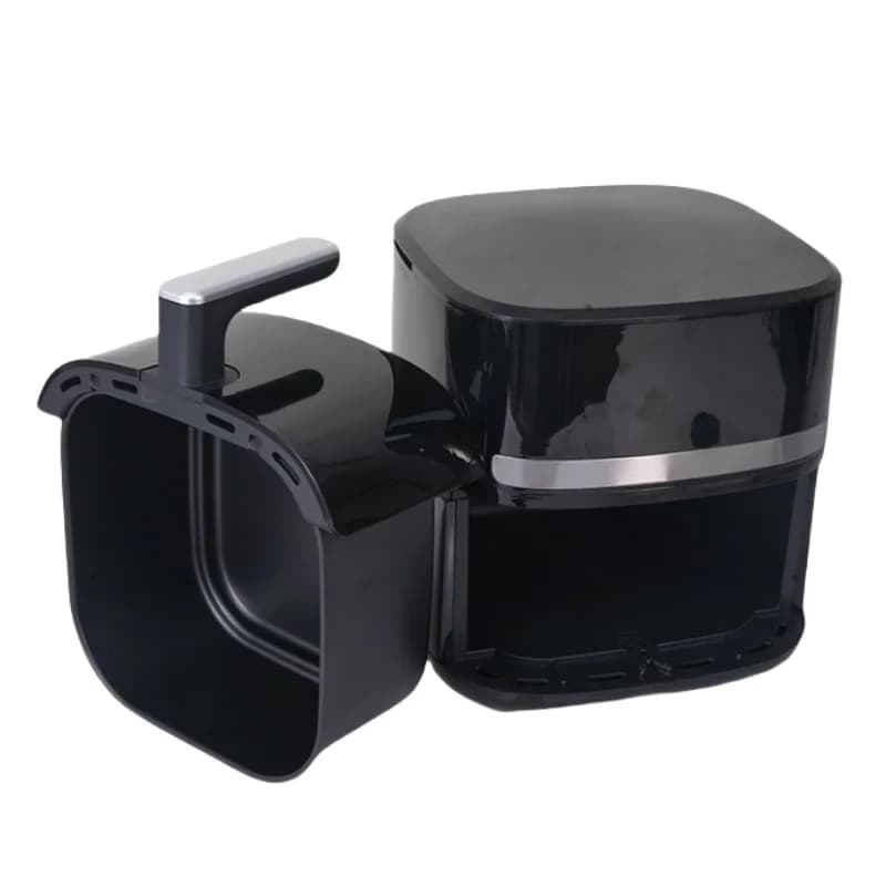 6L Household Medium Capacity Plastic Shell Digital Air Fryer Easy Cleaning Stainless Steel Pot