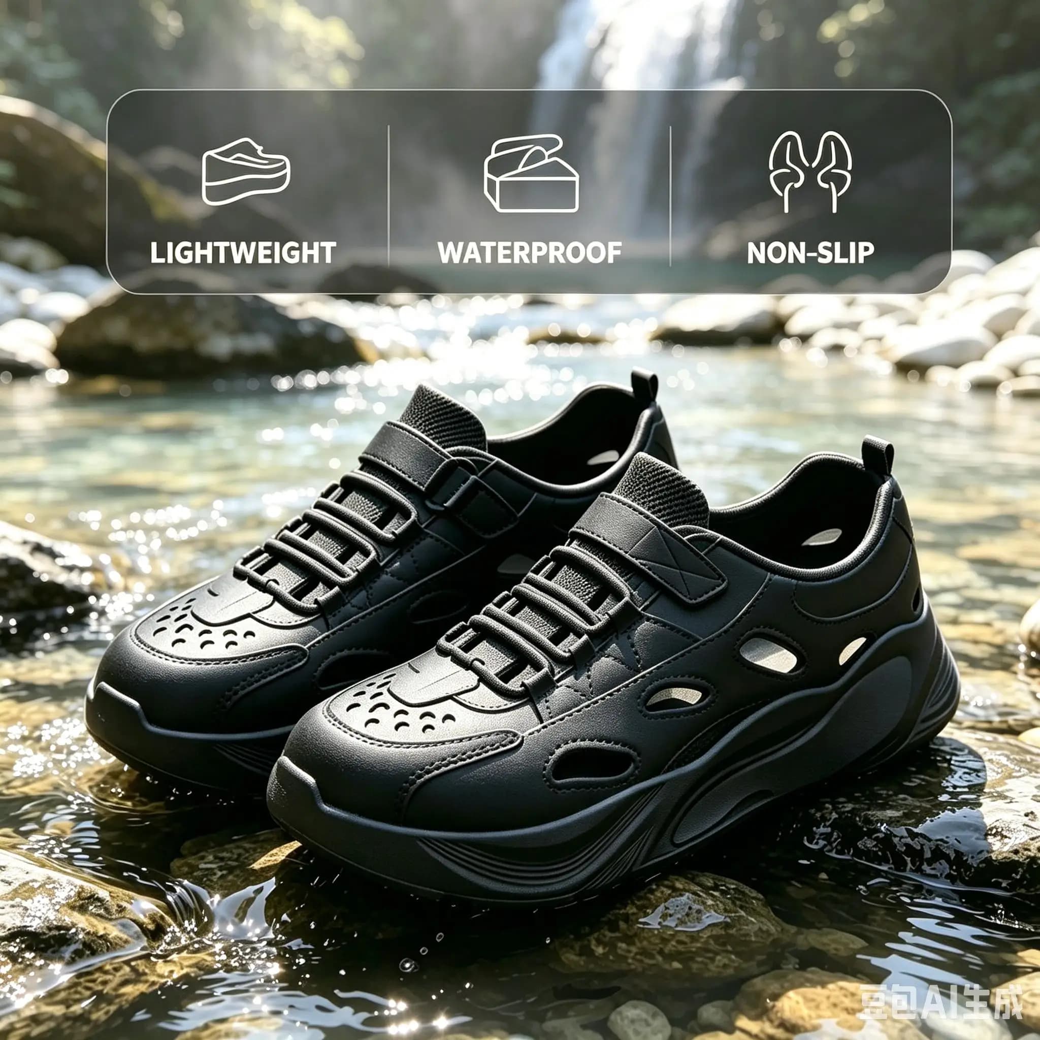 2026 Women and Men's Hole Shoes Summer Non-Slip Outdoor Sandals Closed Toe Shit Feeling Beach Slippers Thick Bottom Soft Bottom