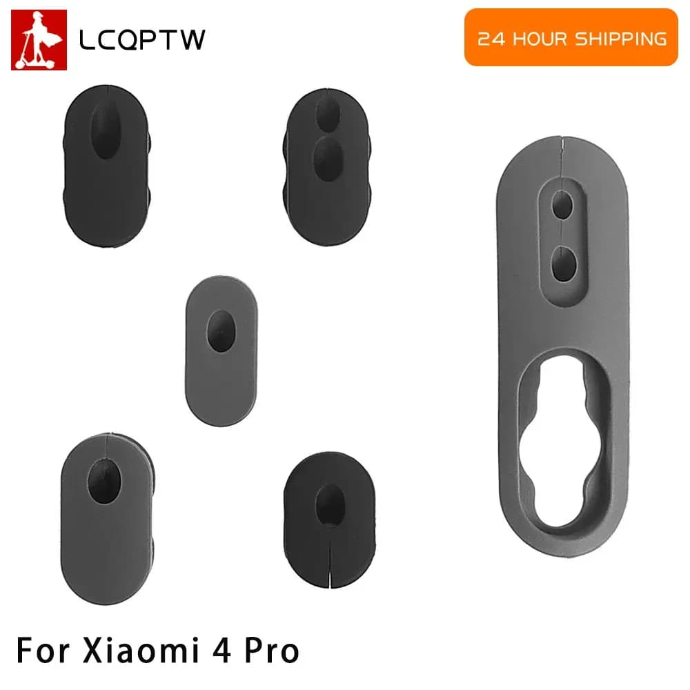 Tappo antipolvere per porta di ricarica in silicone per Xiaomi 4 Pro Scooter elettrico Kickscooter Custodia in gomma impermeabile Parte dell'alloggiamento del filo