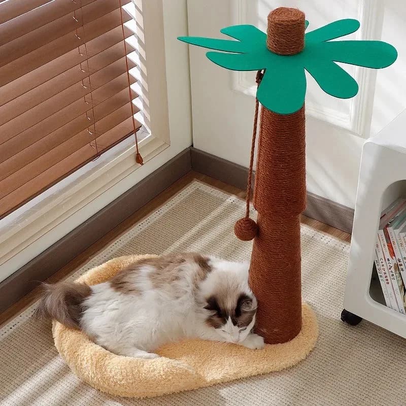 Vendita calda albero per gatti e grattasciugliatore gattino cocco sisal artiglio bordo arrampicata post prodotto premium per animali domestici