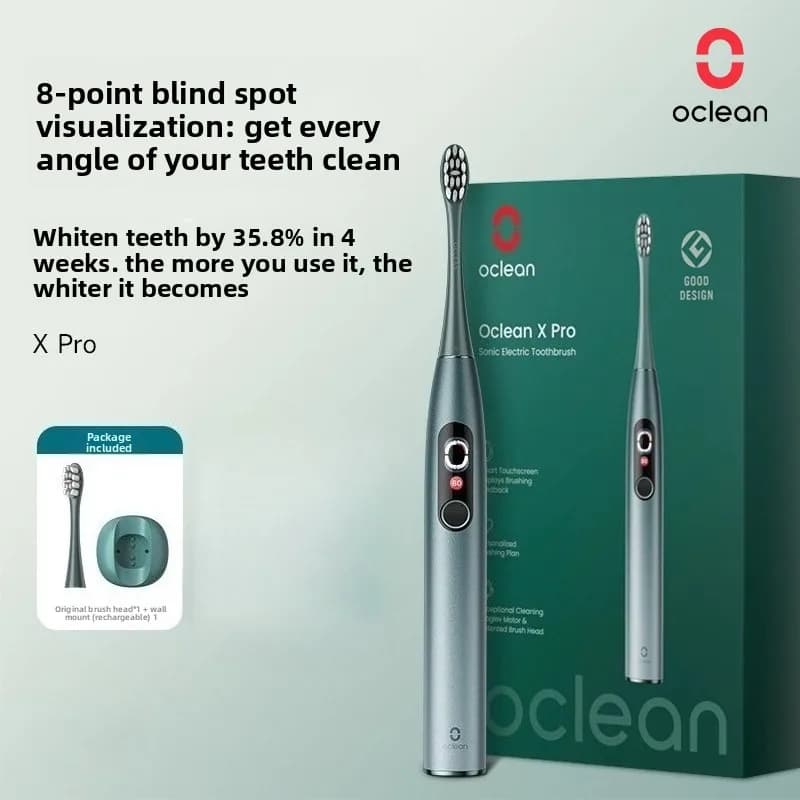 OCLEAN Xpro Spazzolino elettrico sonico Spazzolino elettrico Schermo visivo Coppia intelligente Maschio Femmina Adulto Soundwave Style QH2