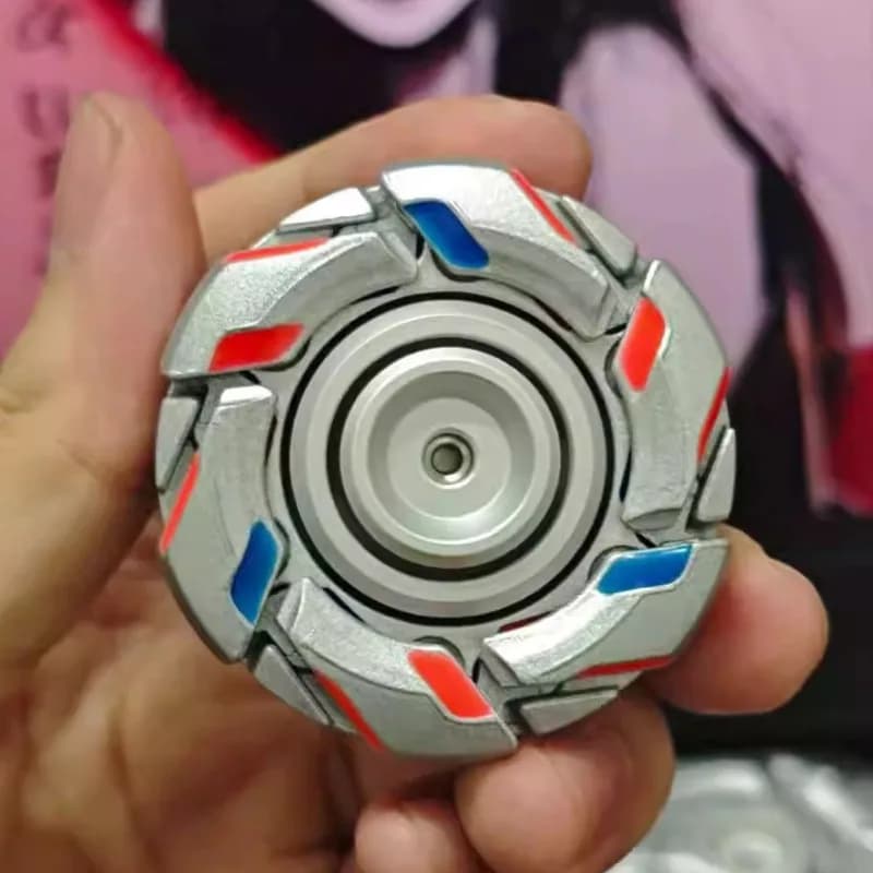 Armatura aperta Luminoso Fidget Spinner EDC Metallo GoBiggeR Trottola Punta Giroscopio Riducendo lo stress Giocattoli Rotante Alleviare Antistress