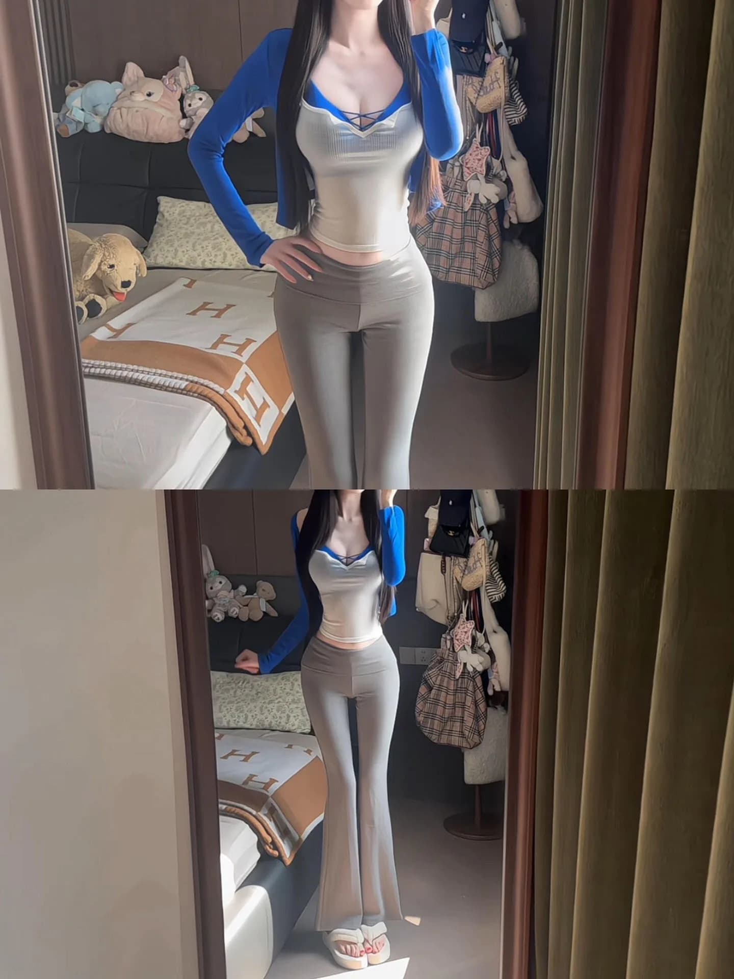 Dopamine White Strap Vest Women Summer Pure Desirable Sexy Tube Top Small Top Sunscreen Open Cardigan Three-piece Set