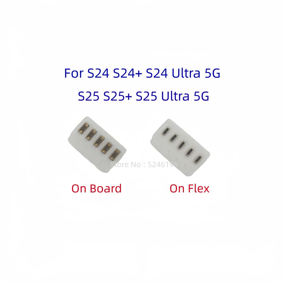 Connettori FPC per Antenna WiFi 5-10 Pin 12 Pin per Samsung Galaxy S24 S24+ S24 Plus S24 Ultra S25 S25+ S25 Plus S25 Ultra Plug On Board