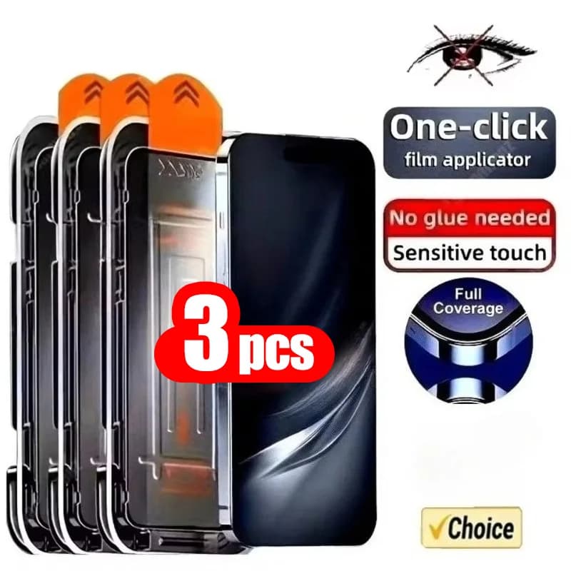 Vetro temperato anti-spia per Xiaomi Redmi Note 14 13 11 12 7 8 9 10 Pro 11S 12S Redmi 14C 13C Protezione schermo privacy senza polvere
