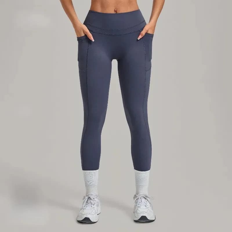 Leggings da Yoga Senza Cuciture per Donna, Pantaloni Sportivi a Vita Alta per Fitness e Allenamento in Palestra