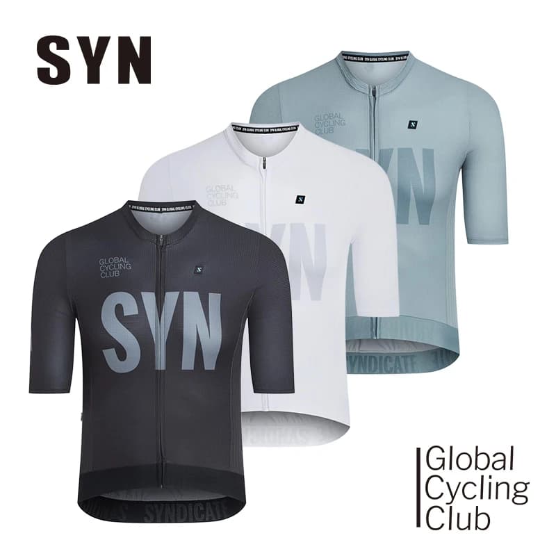 Maglia Protettiva Solare da Uomo SYN, Maglietta Estiva per Ciclismo su Strada, Maglia da Ciclismo con Cintura Energetica, Abbigliamento Traspirante ad Asciugatura Rapida
