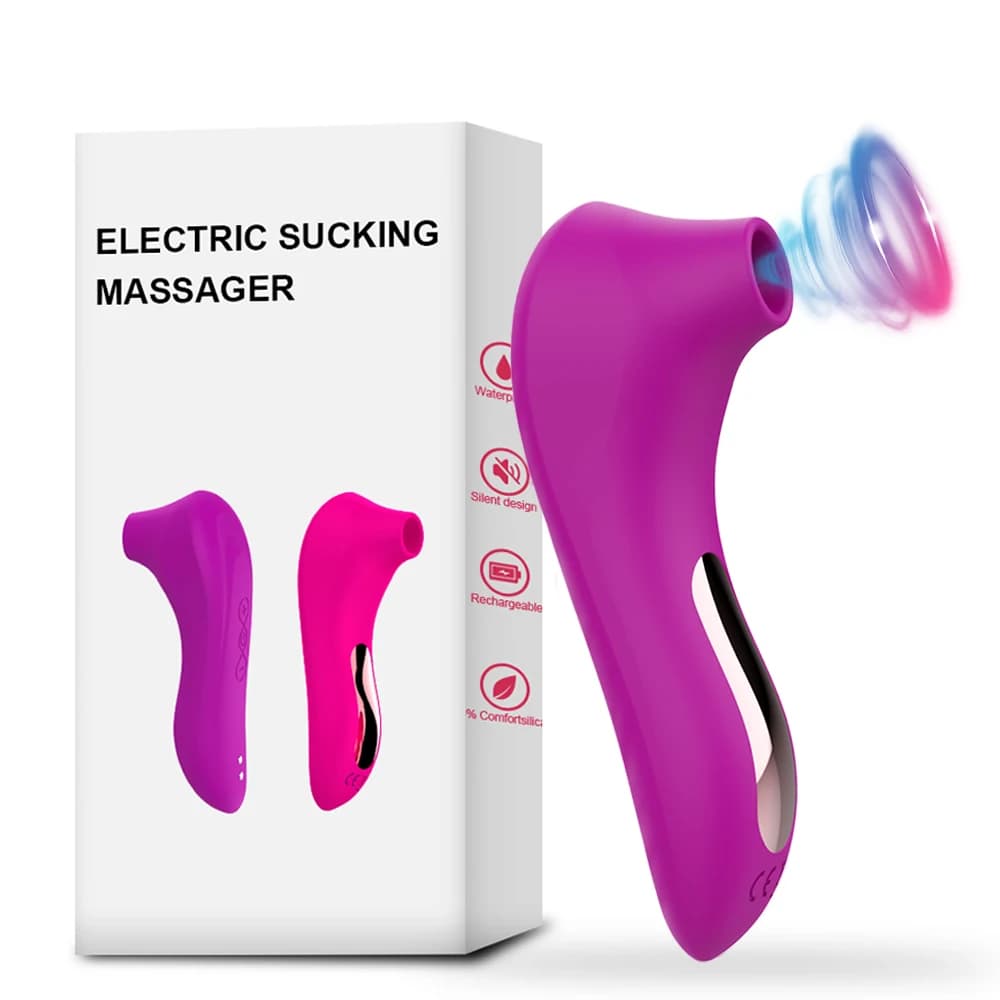 Ventosa Clitoride Succhiare Vibratore Clitoride femminile Capezzolo Stimolatore orale del vuoto Massaggiatore Giocattoli del sesso Articoli per adulti per le donne