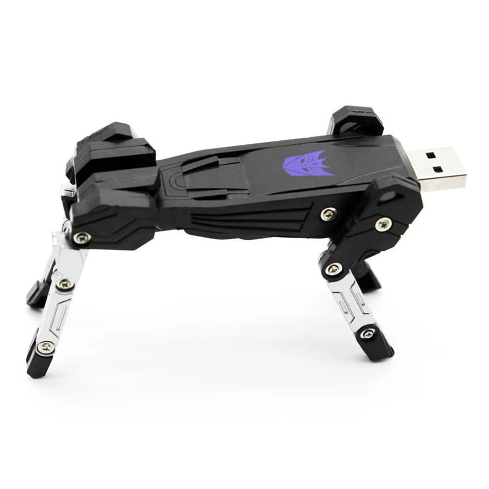 Transformers Plástico USB Unità Flash 64GB 128GB Unità de Lápiz de Alta Velocidad Creatividad Memory Stick Capacidad Reale