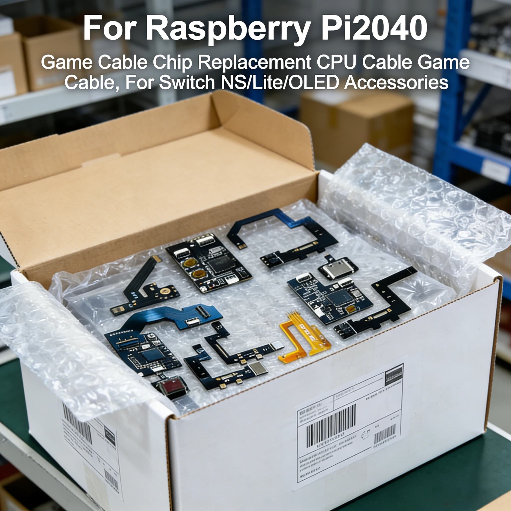 Cavo CPU Neck Flex per Raspberry Pi RP2040, cavo di ricambio per chip di gioco per accessori di gioco Switch Lite/OLED